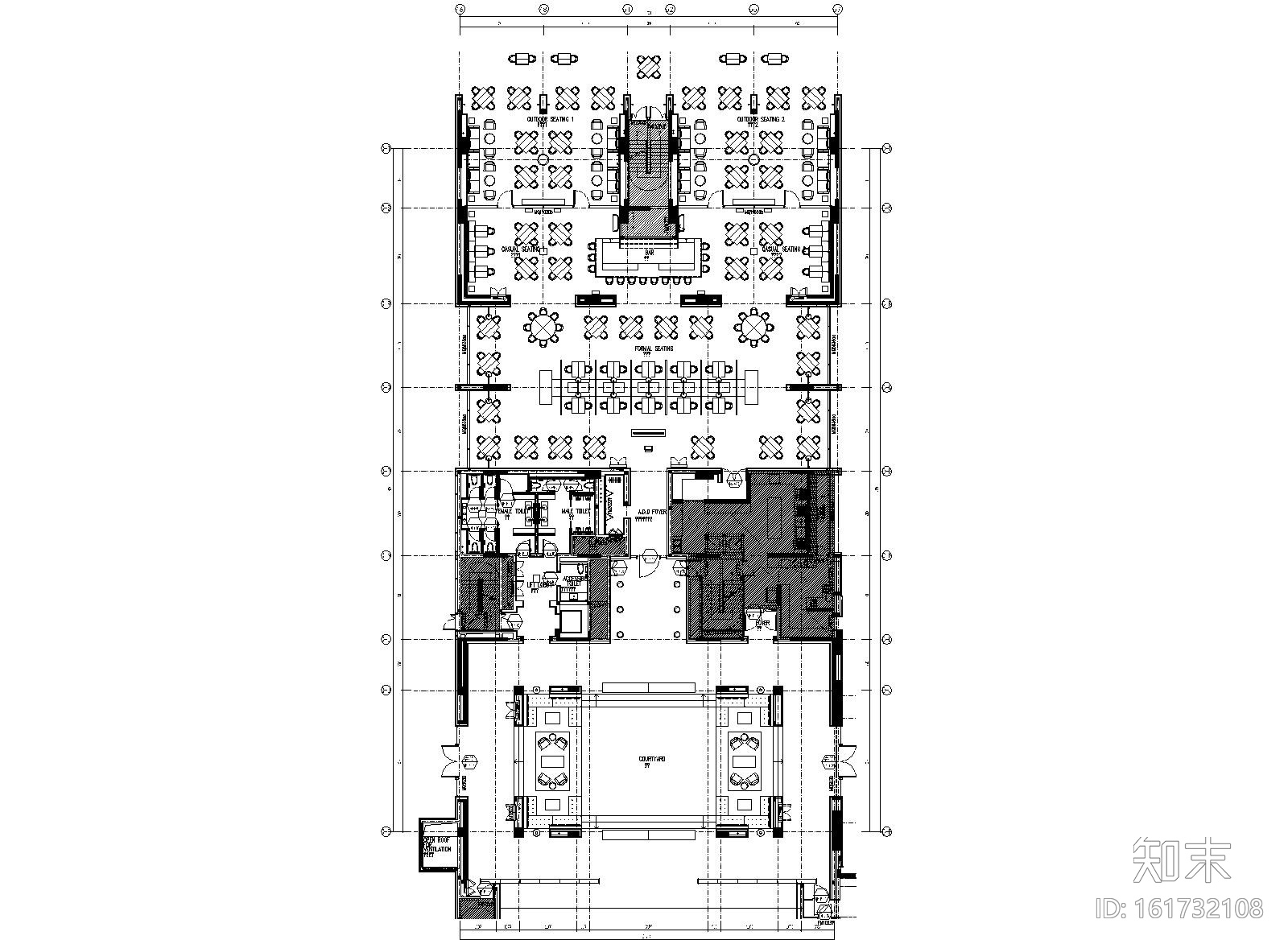 [福建]厦门璞尚酒店室内CAD施工图+效果图施工图下载【ID:161732108】