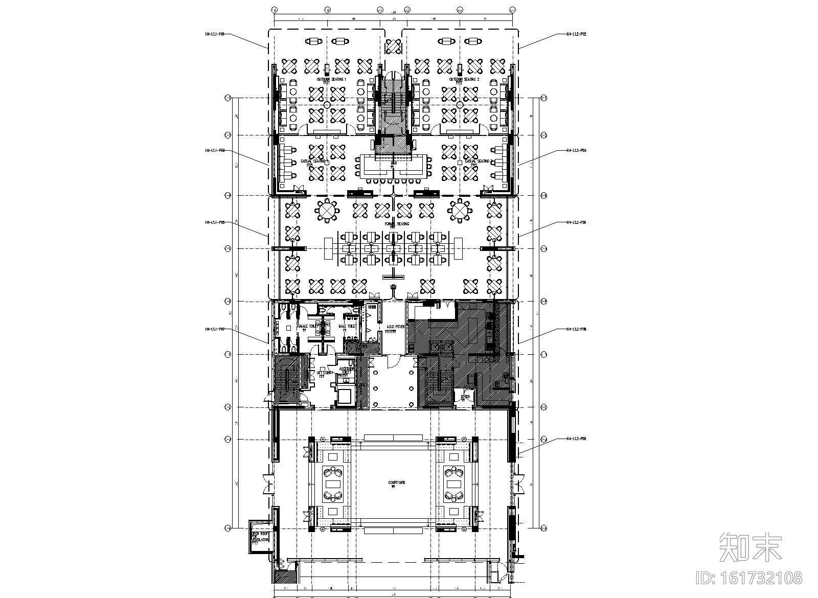 [福建]厦门璞尚酒店室内CAD施工图+效果图cad施工图下载【ID:161732108】