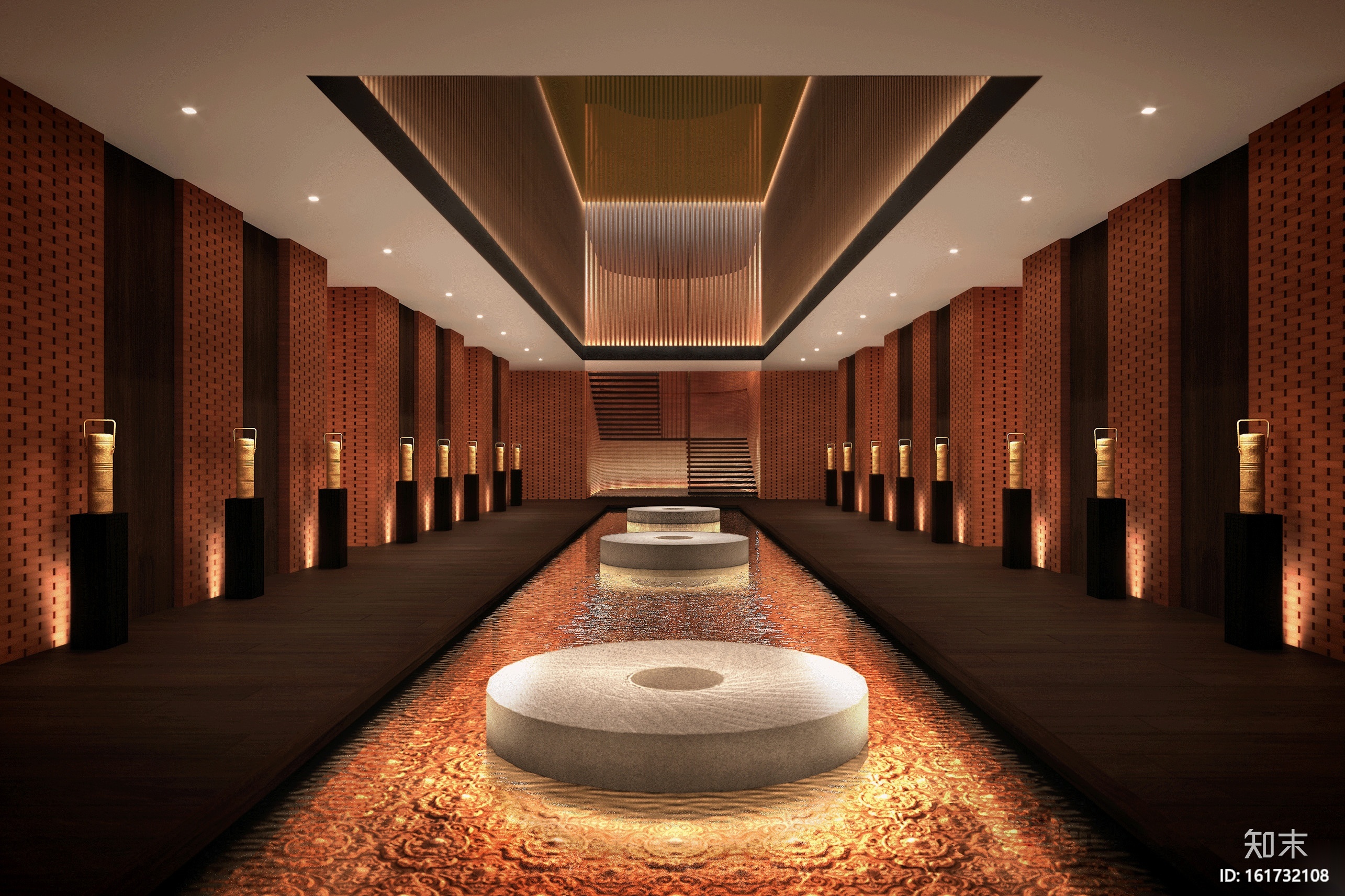 [福建]厦门璞尚酒店室内CAD施工图+效果图cad施工图下载【ID:161732108】