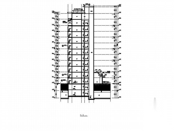 [山东]高层现代风格住宅区规划及单体建筑施工图（知名设...cad施工图下载【ID:167051115】