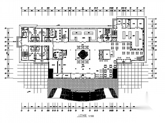 [上海]现代风格五星级高层大酒店建筑设计扩初图纸cad施工图下载【ID:165424184】