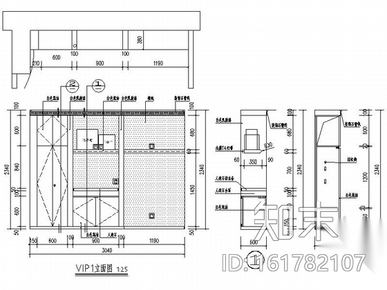 [吉林]美容养生现代风格SPA会所室内装修施工图（含实景...cad施工图下载【ID:161782107】