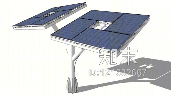 现代太阳能树（D）SU模型下载【ID:121632667】