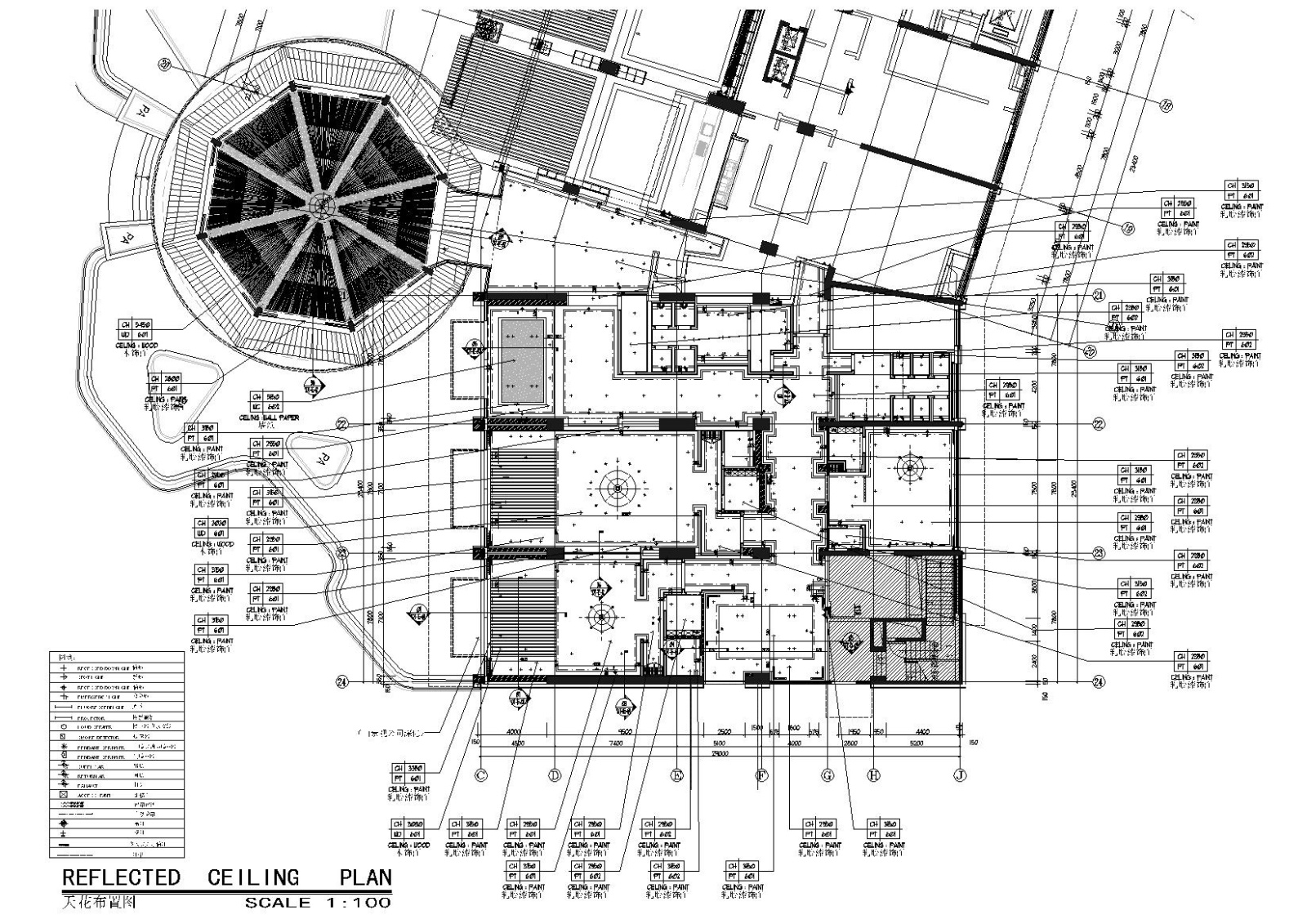 [深圳]南海酒店公区改造项目施工图+效果图cad施工图下载【ID:160704177】