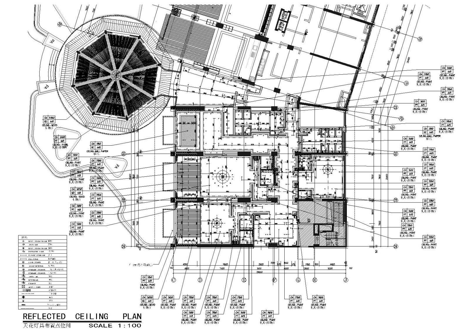 [深圳]南海酒店公区改造项目施工图+效果图cad施工图下载【ID:160704177】