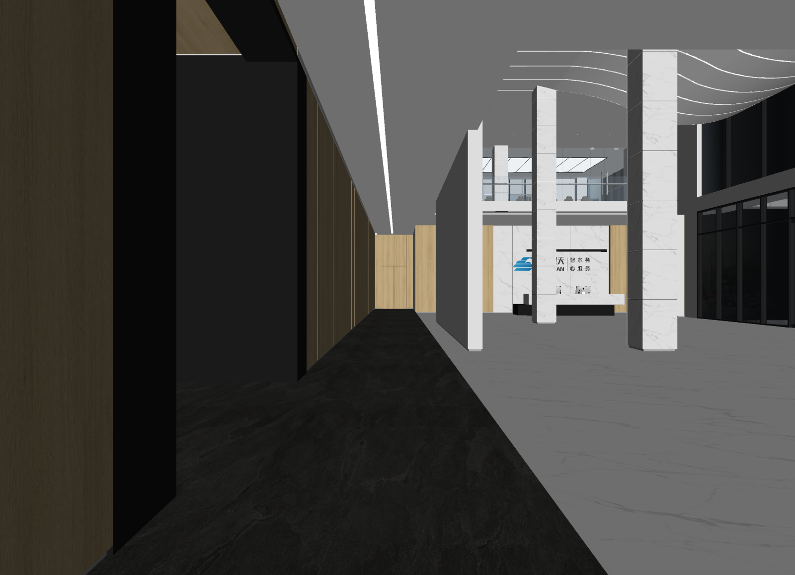 现代售楼处3D模型下载【ID:1214411762】
