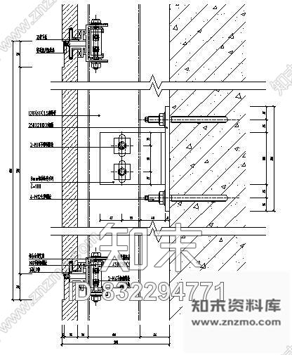 图块/节点石材柱节点图3cad施工图下载【ID:832294771】