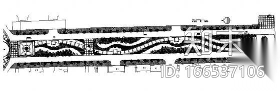 江苏市政大道环境景观工程施工图cad施工图下载【ID:166537106】