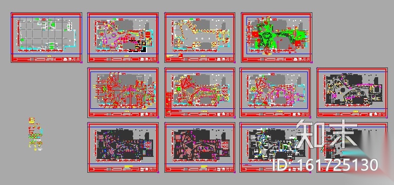 [广东]民盈集团办公写字楼销售中心室内装修CAD施工图+效...施工图下载【ID:161725130】