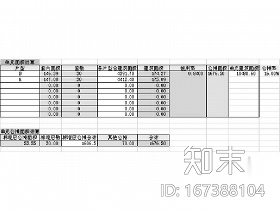 某高层住宅小区两梯两户平面图（175平米）施工图下载【ID:167388104】