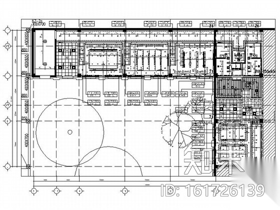 [北京]石油化工有限公司现代会议中心室内装修施工图cad施工图下载【ID:161726139】