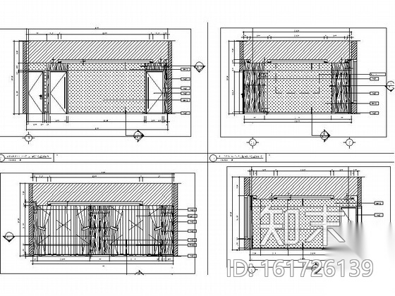 [北京]石油化工有限公司现代会议中心室内装修施工图cad施工图下载【ID:161726139】