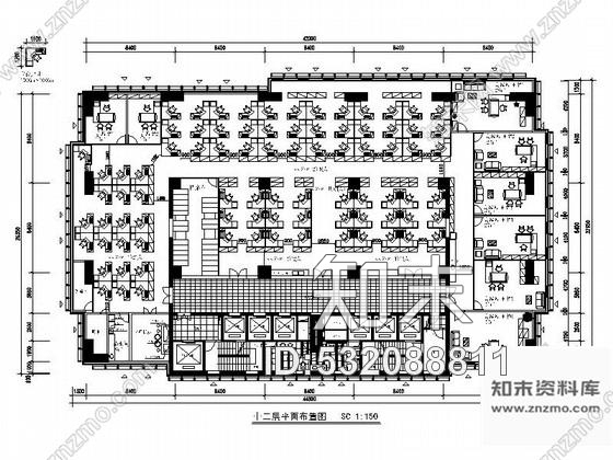 施工图深圳综合性电信运营企业办公大厦楼层装修施工图含电气及暖通图施工图下载【ID:532088811】