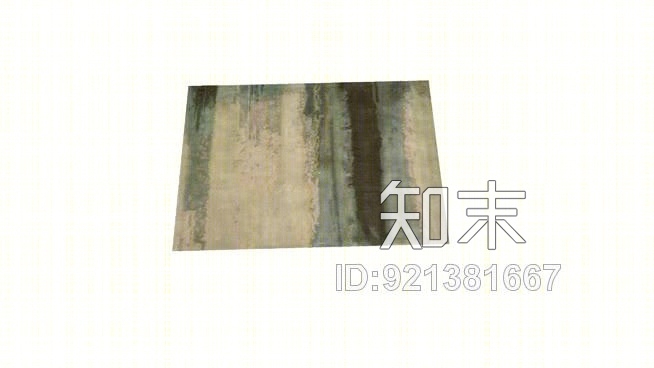 卡尔文灰色蓝色地毯SU模型下载【ID:921381667】