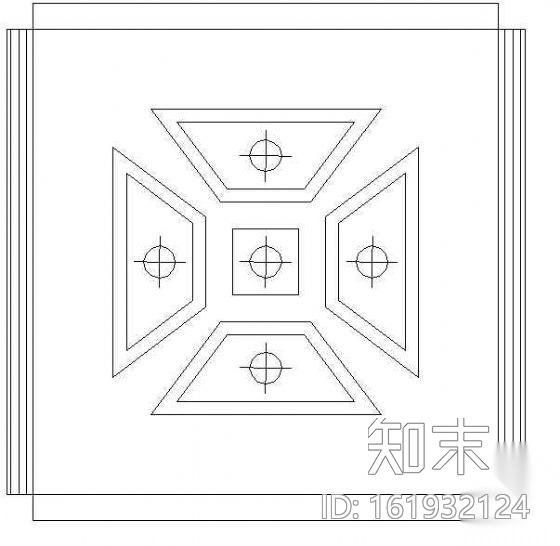 西式天花cad施工图下载【ID:161932124】