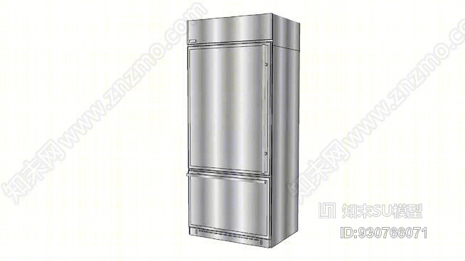 36英寸“内置冰箱底部冰箱”SU模型下载【ID:930766071】