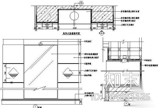壁龛详图cad施工图下载【ID:164851125】