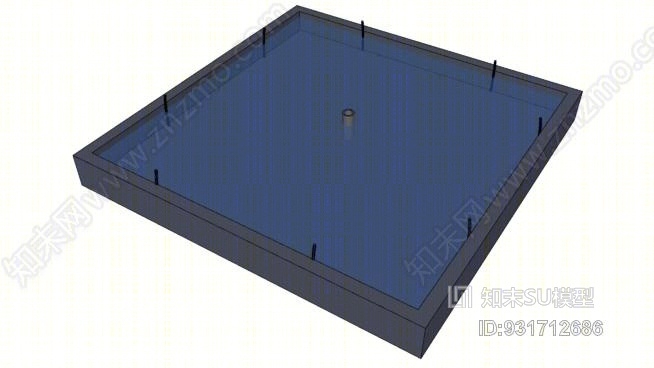 喷泉SU模型下载【ID:931712686】