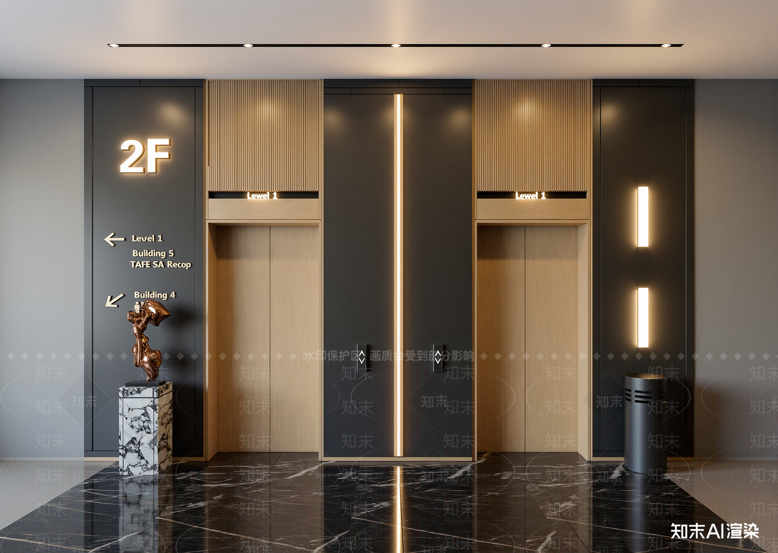 现代大厅3D模型下载【ID:1214720016】