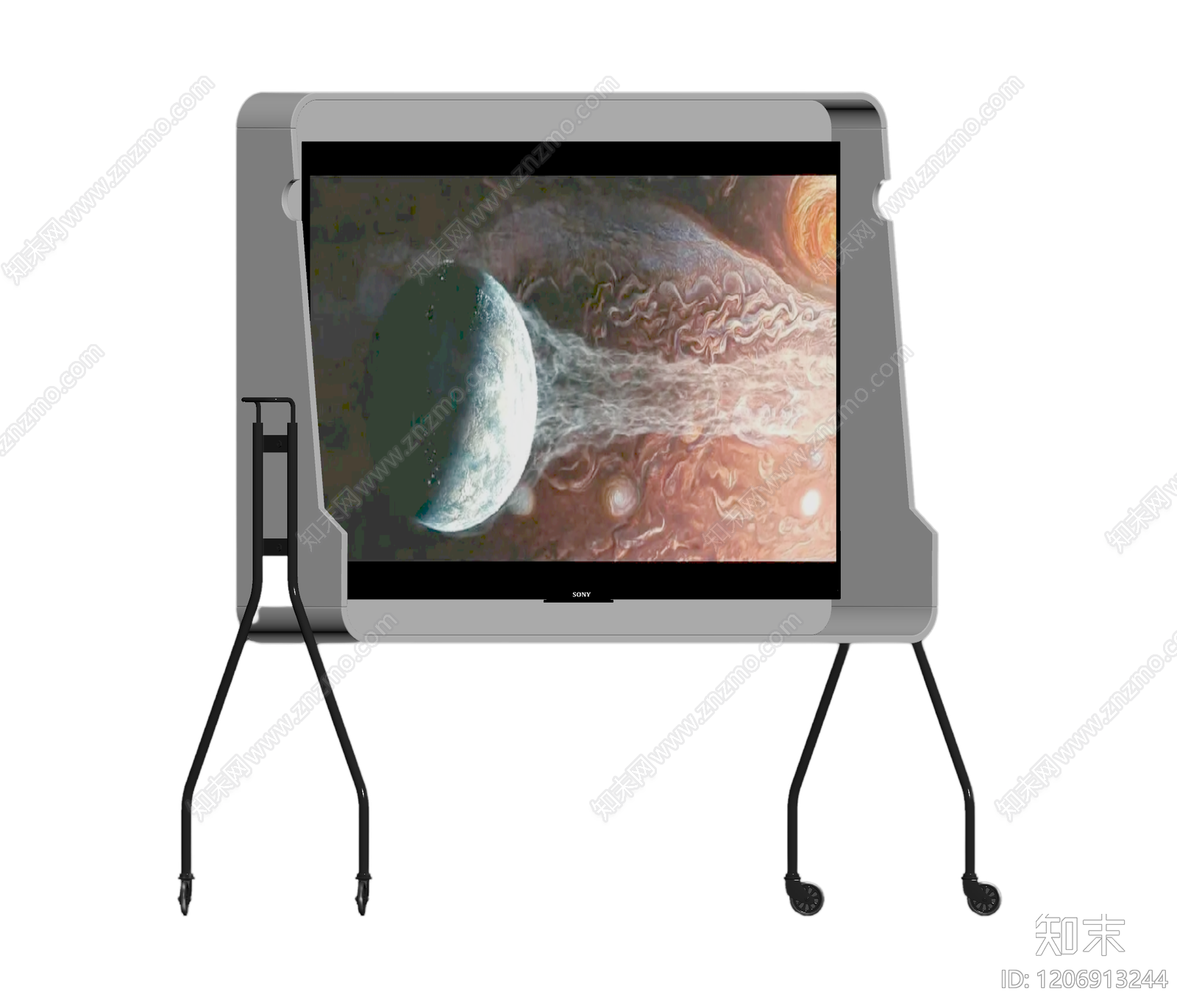 带屏幕移动支架3D模型下载【ID:1206913244】