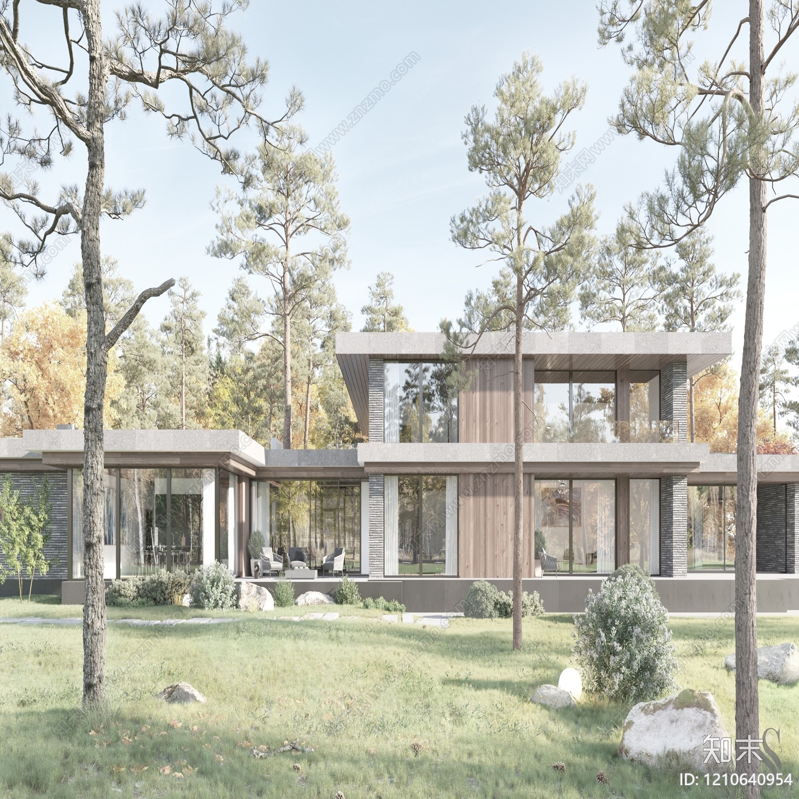 建筑外立面贴图下载【ID:1210640954】