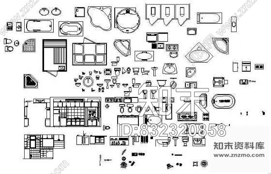 图块/节点cad素材1施工图下载【ID:832320858】