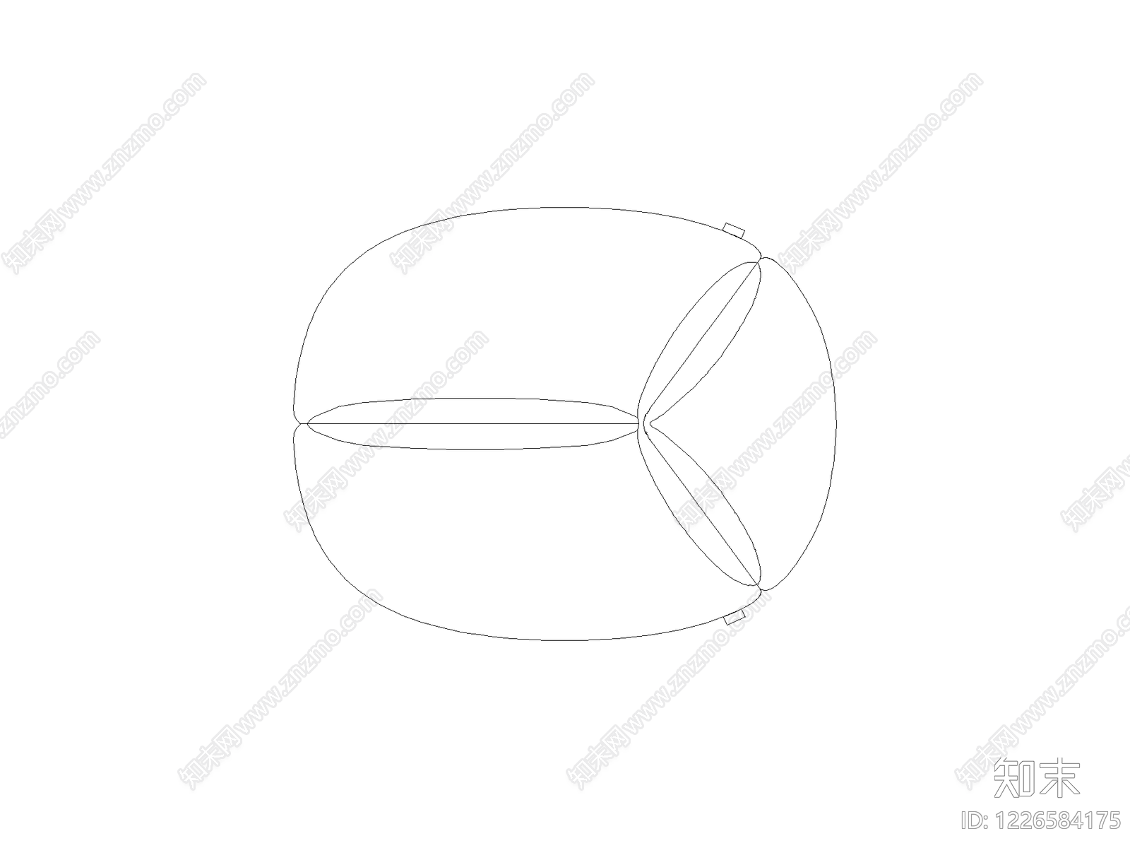 现代桌子CAD图纸