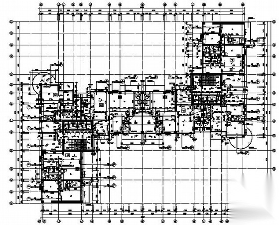深圳红树湾某住宅小区R4楼建筑施工图cad施工图下载【ID:149790105】