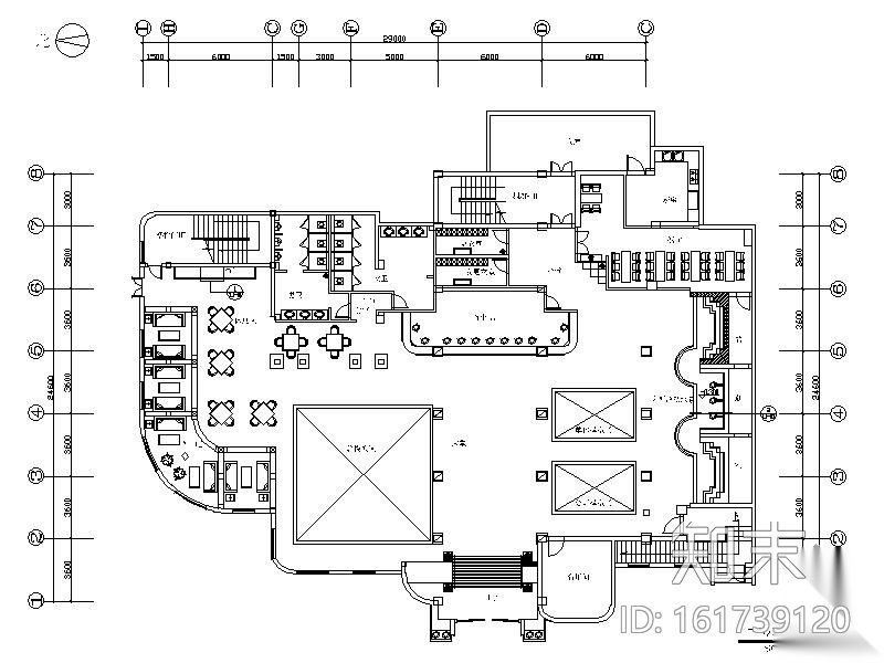 [江苏]售楼中心装饰工程竣工图cad施工图下载【ID:161739120】