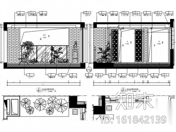 [汕头]新中式三居室样板间装修图（含效果）cad施工图下载【ID:161842139】