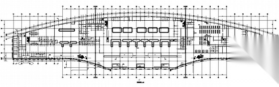 [济南]某国际机场航站楼建筑幕墙施工图cad施工图下载【ID:164867186】