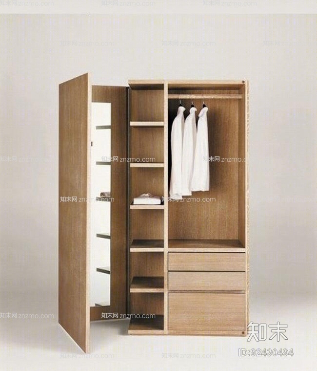 衣柜123D模型下载【ID:92430494】