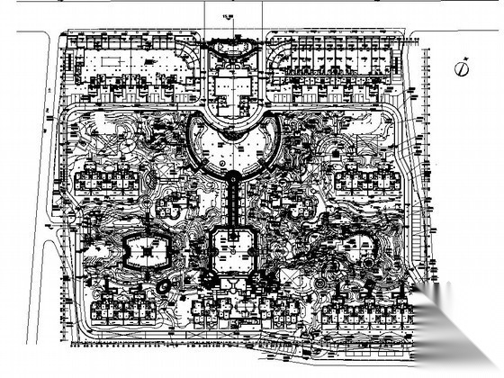 [诸暨]居住区景观工程施工图二cad施工图下载【ID:161094185】