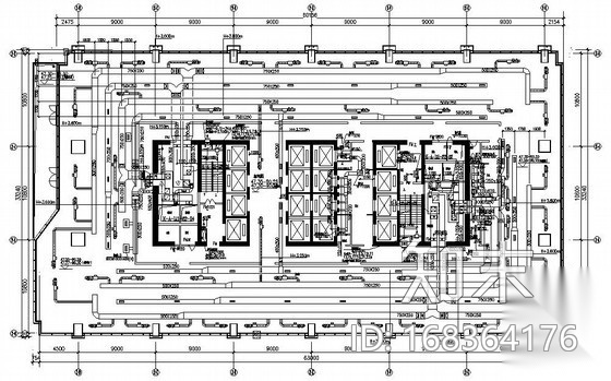 风管设计图cad施工图下载【ID:168364176】