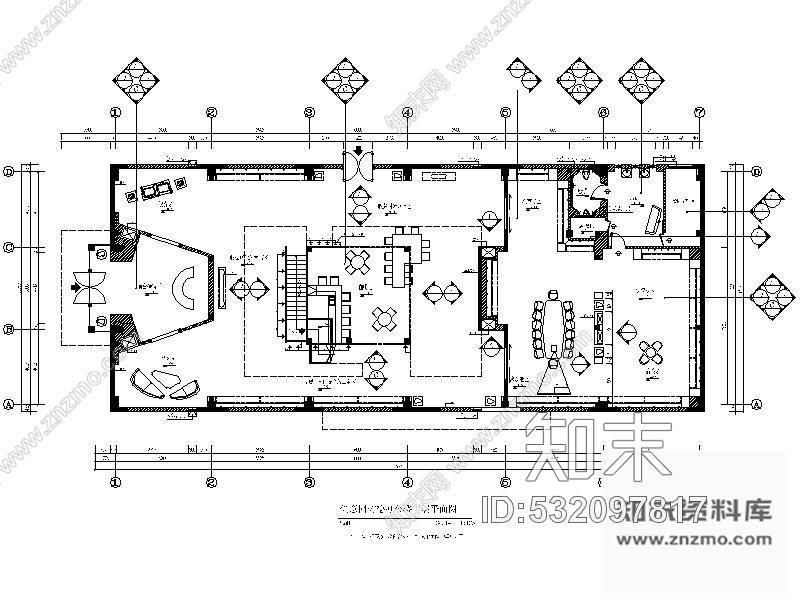 施工图广州某豪华办公楼室内装修图施工图下载【ID:532097817】