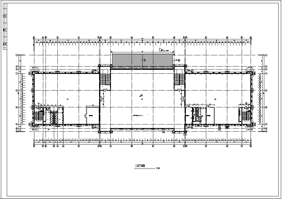 3层欧式酒店建筑设计方案CAD施工图cad施工图下载【ID:151523199】