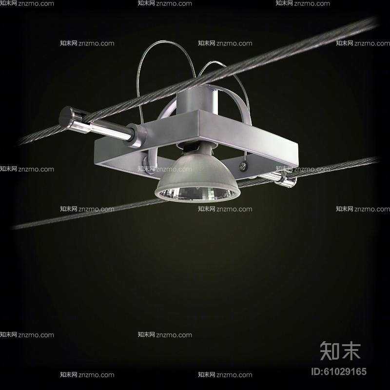 现代金属筒灯射灯3D模型下载【ID:61029165】