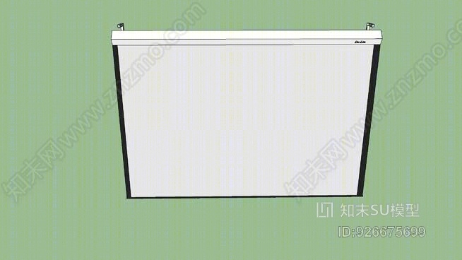 投影仪屏幕-麦克马斯特SU模型下载【ID:926675699】