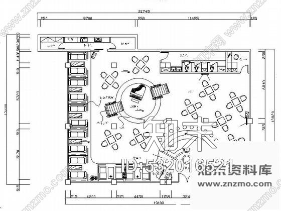 施工图古朴风300㎡酒吧装修图cad施工图下载【ID:532016521】