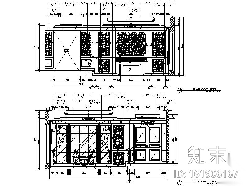 某双层别墅室内装修图cad施工图下载【ID:161906167】