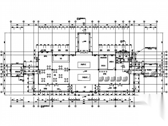 某度假村二层售楼处建筑施工图施工图下载【ID:164860145】