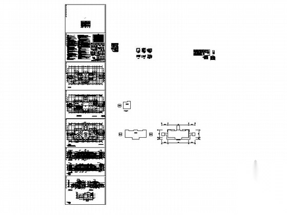 某度假村二层售楼处建筑施工图施工图下载【ID:164860145】