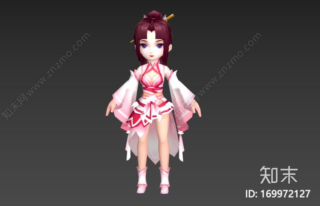 卡通q角色CG模型下载【ID:169972127】
