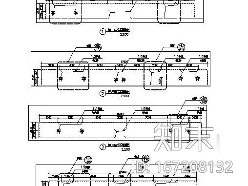 [连云港]某道路景观工程节点施工图cad施工图下载【ID:167208132】