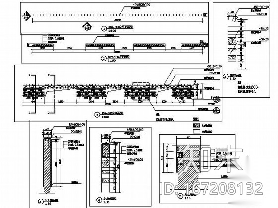 [连云港]某道路景观工程节点施工图cad施工图下载【ID:167208132】