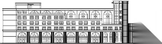 某白银二层商务综合楼建筑施工图cad施工图下载【ID:151434190】