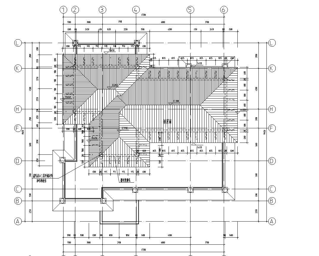 框架结构单家独院式别墅建筑设计（CAD+效果图）cad施工图下载【ID:149894185】