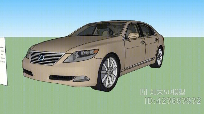2008雷克萨斯LS600SU模型下载【ID:423653932】