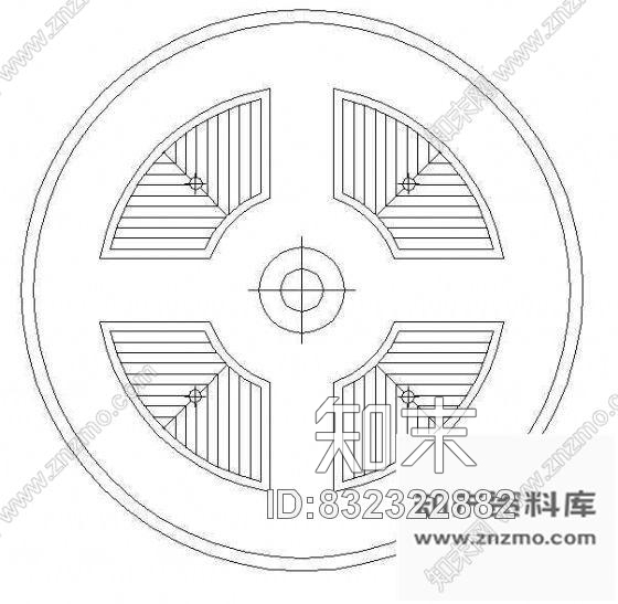 西式天花cad施工图下载【ID:832322882】