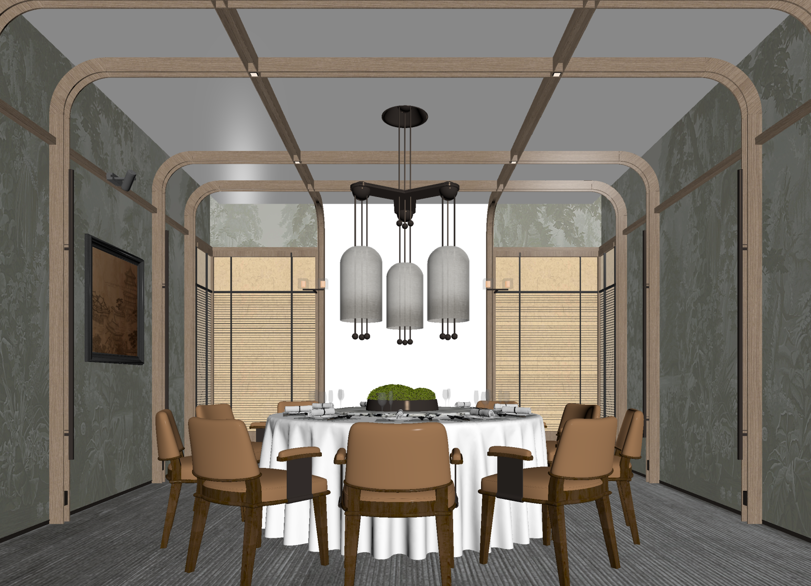 意式包厢3D模型下载【ID:1214815405】